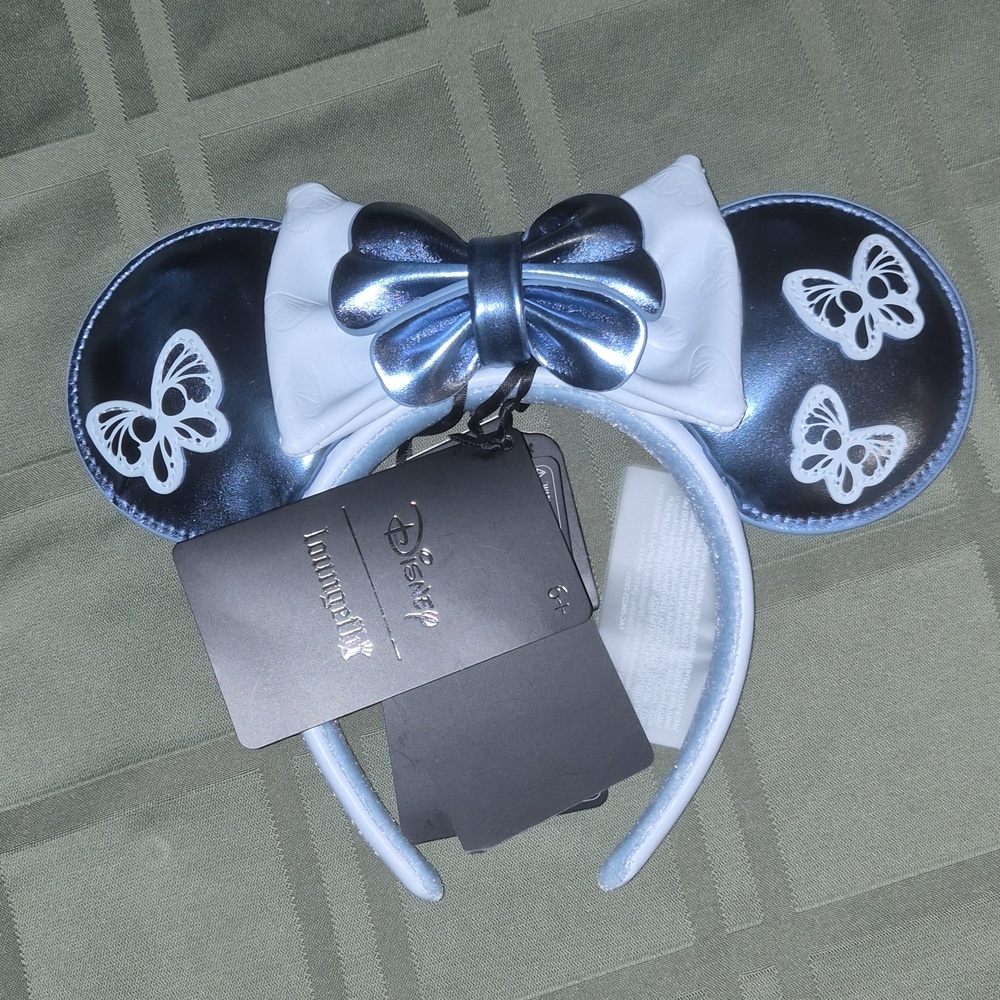 Loungefly Disney Minnie Mouse Blue Butterfly Ears